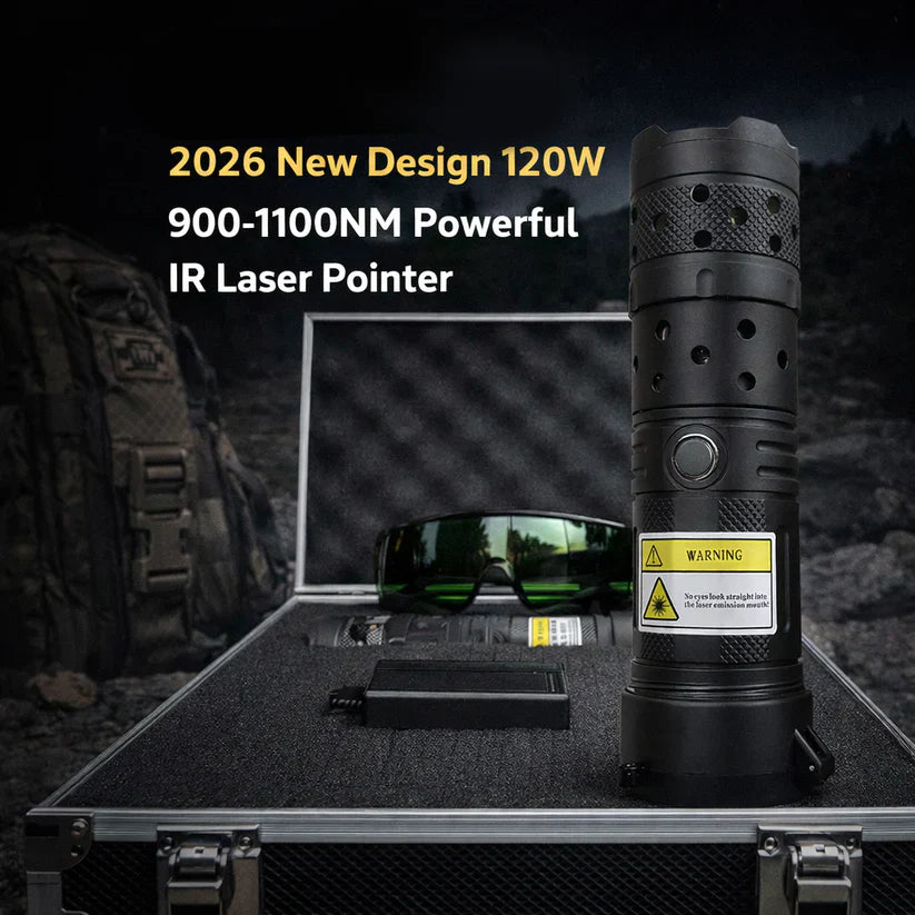 đ„2026 Brand New 120W 900-1100nm High Performance IR Laser Pointer