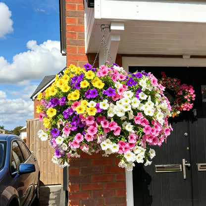 UV-Resistant Artificial Petunia Flowers – Outdoor Garden Hanging Decor