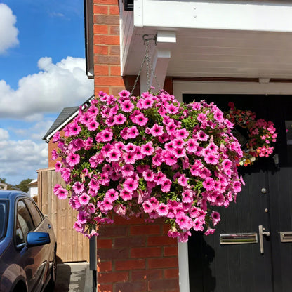 UV-Resistant Artificial Petunia Flowers – Outdoor Garden Hanging Decor
