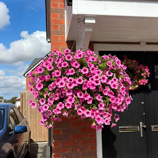 UV-Resistant Artificial Petunia Flowers – Outdoor Garden Hanging Decor