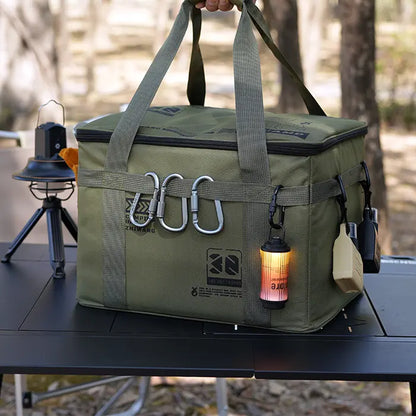 Foldable outdoor storage bag Large capacity, waterproof, portable, suitable for camping and picnics