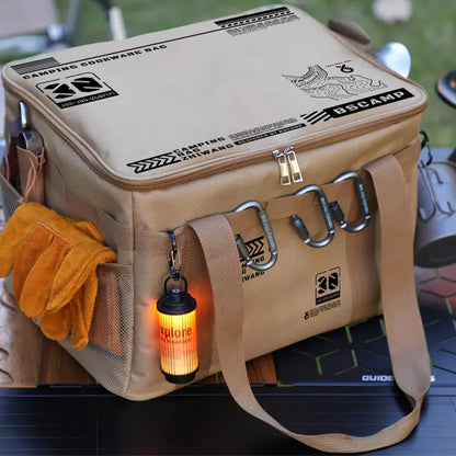 Foldable outdoor storage bag Large capacity, waterproof, portable, suitable for camping and picnics