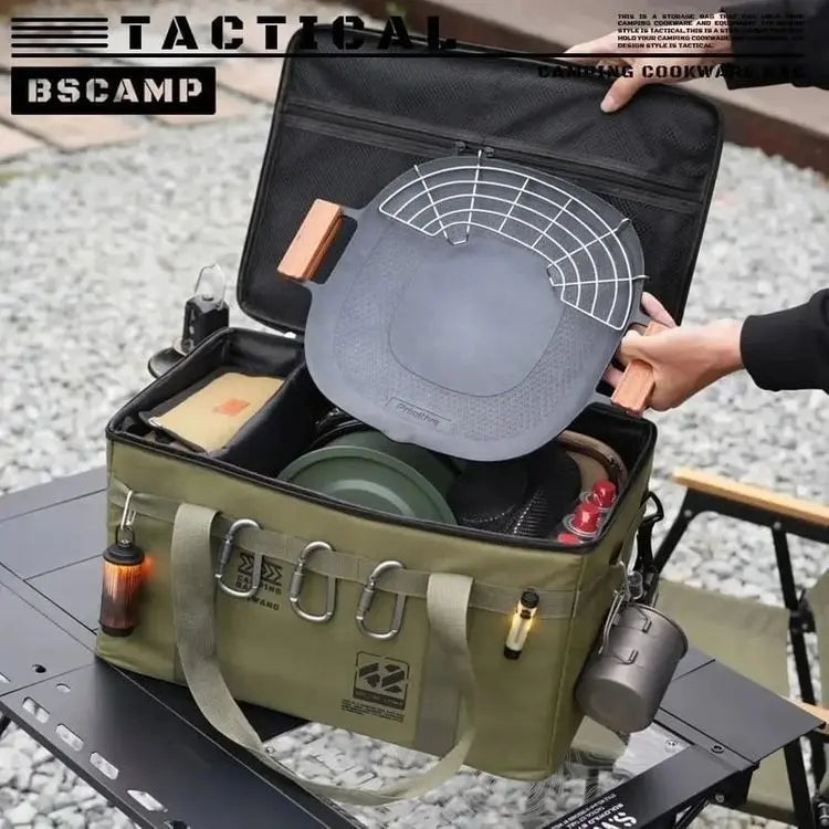 Foldable outdoor storage bag Large capacity, waterproof, portable, suitable for camping and picnics