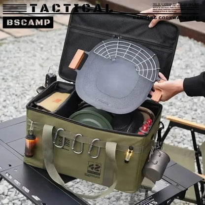Foldable outdoor storage bag Large capacity, waterproof, portable, suitable for camping and picnics