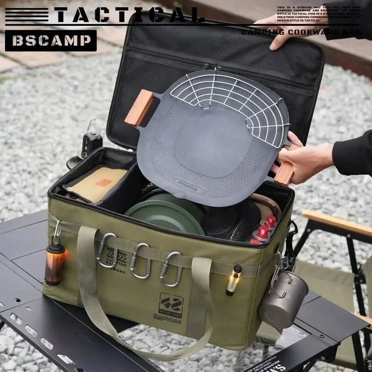 Foldable outdoor storage bag Large capacity, waterproof, portable, suitable for camping and picnics