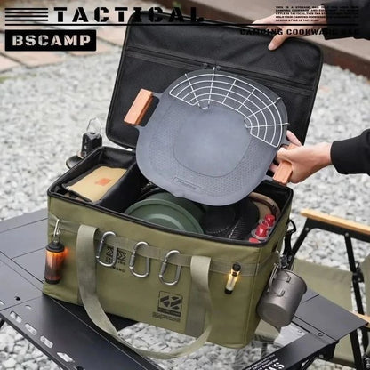 Foldable outdoor storage bag Large capacity, waterproof, portable, suitable for camping and picnics
