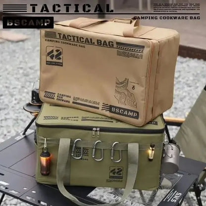 Foldable outdoor storage bag Large capacity, waterproof, portable, suitable for camping and picnics