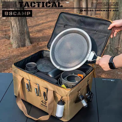Foldable outdoor storage bag Large capacity, waterproof, portable, suitable for camping and picnics