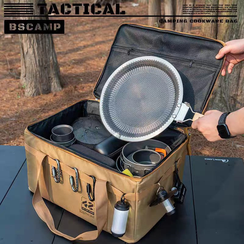 Foldable outdoor storage bag Large capacity, waterproof, portable, suitable for camping and picnics
