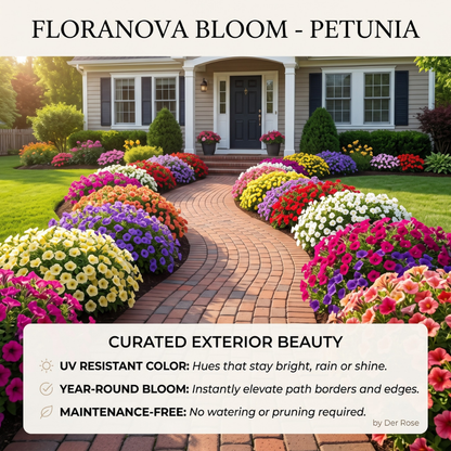 UV-Resistant Artificial Petunia Flowers – Outdoor Garden Hanging Decor