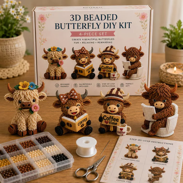 🧵✨ Creative Beaded Mini World 3D DIY Kit Collection
