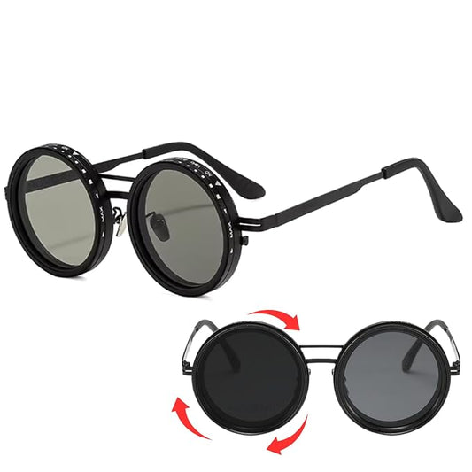 11-Level Adjustable Tint Polarized Sunglasses – UV400 Protection for Driving & Outdoor Activities