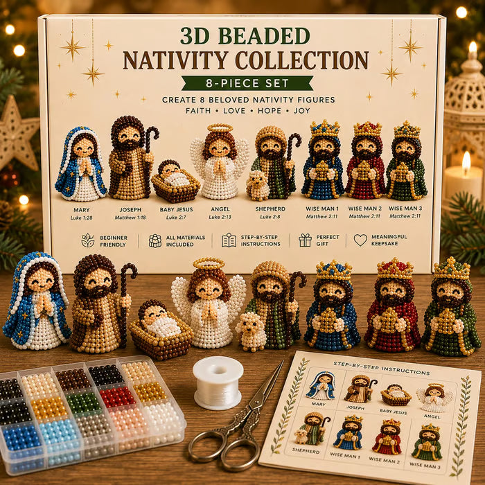 🧵✨ Creative Beaded Mini World 3D DIY Kit Collection