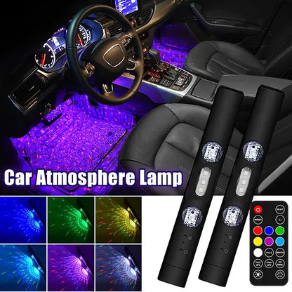 🚗Car RGB Wireless Ambient Light