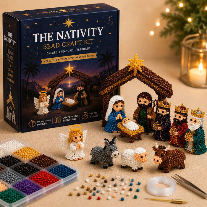 🧵✨ Creative Beaded Mini World 3D DIY Kit Collection
