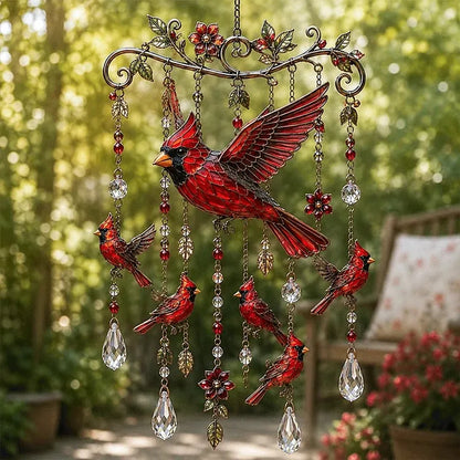 🔥 🐦🎐Graceful Hummingbird Wind Chime