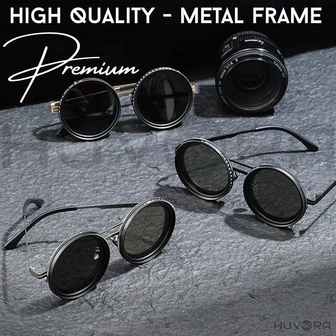11-Level Adjustable Tint Polarized Sunglasses – UV400 Protection for Driving & Outdoor Activities