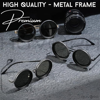 11-Level Adjustable Tint Polarized Sunglasses – UV400 Protection for Driving & Outdoor Activities