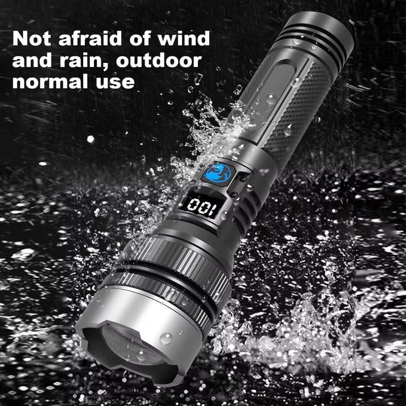 ✨high-power flashlight with bright telescopic zoom light