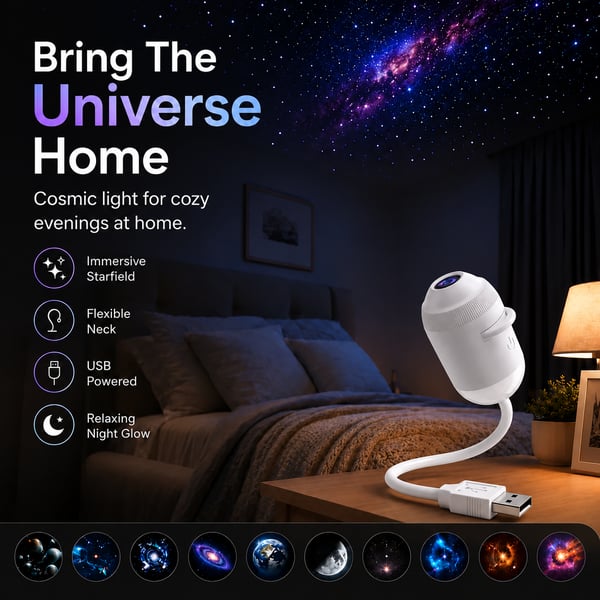 ✨ Plug-and-Play HD Star Projector🌌✨