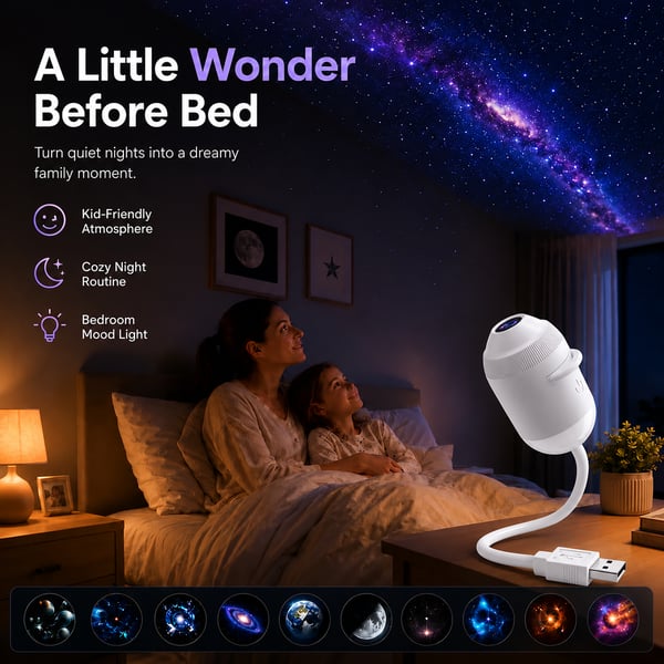 ✨ Plug-and-Play HD Star Projector🌌✨