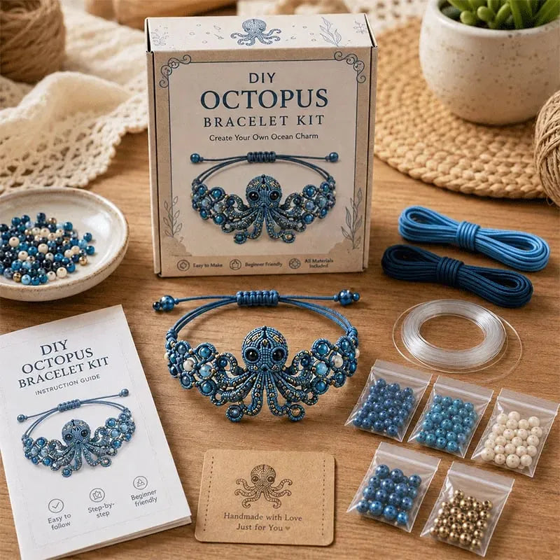 🔥🐙DIY Beaded Bracelet Making Kit