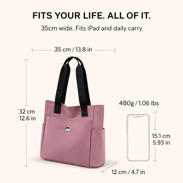 Tote Bag | Waterproof, Lightweight Nylon